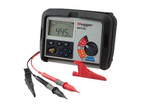 25 on your meter, then the cable passes. . Types of megger
